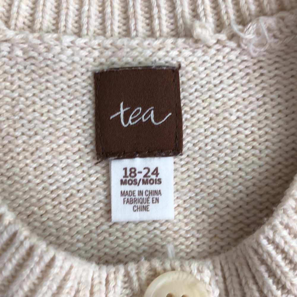 Tea collection 2Y size cardigan and skirt combo - Picture 6 of 14